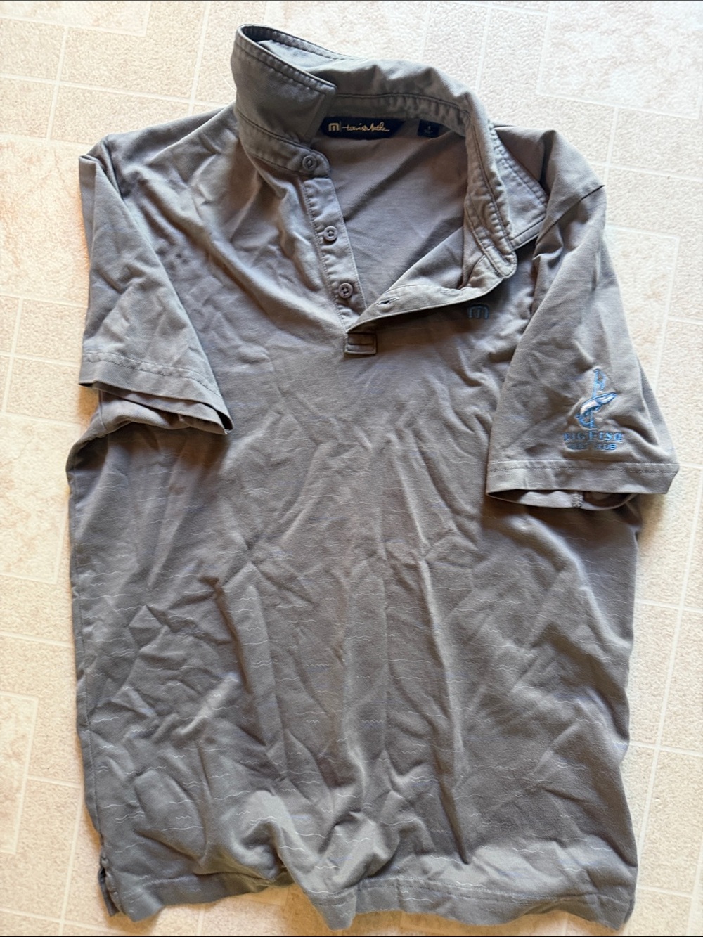 Men's Polo Shirt - Charcoal Gray Travis Mathew